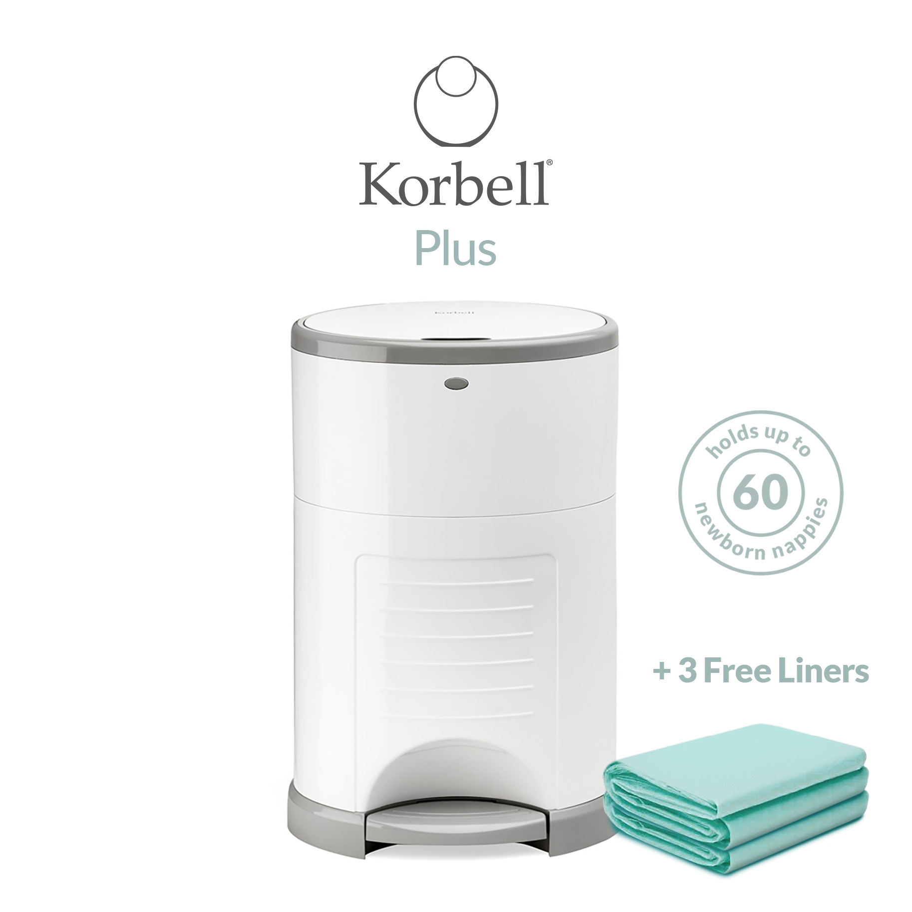 Korbell Plus 26L Bin Bundle (with Free Liner)