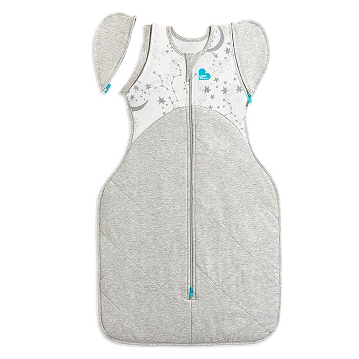 Love To Swaddle UP Warm T-Bag 2.5 TOG / L / Moon Stars White