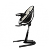 Mima Moon Highchair Black Frame With Silver Seat Pad For Website